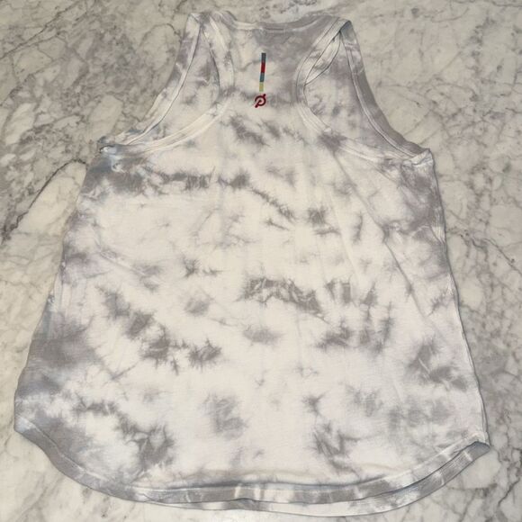 Peloton Gray Tie-Dye Women's Tank Top M - Picture 5 of 5